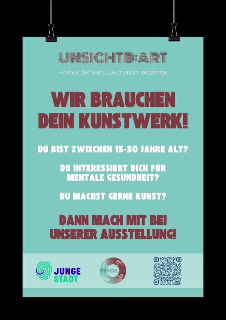 Flyer Ausstellung UNSICHTB:ART
